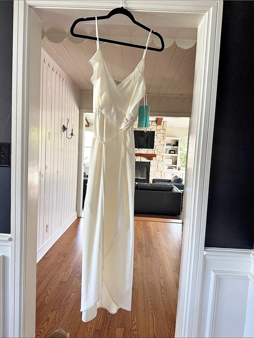 GB Fan Favs Maxi Dress in White Size Medium NWT